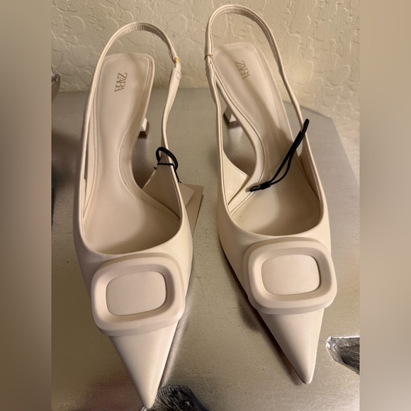 Zara Slingback Heels - Picture 5 of 9